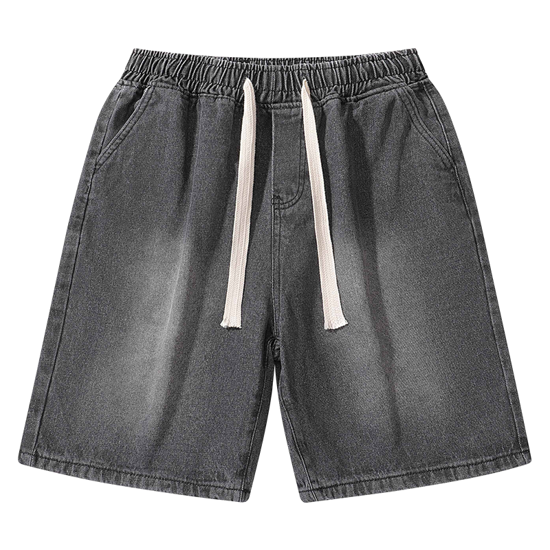 Multicolor denim shorts-D63