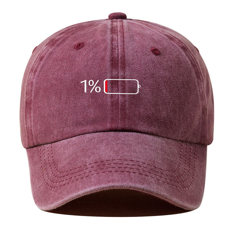 "Low Battery "Baseball Cap-D295