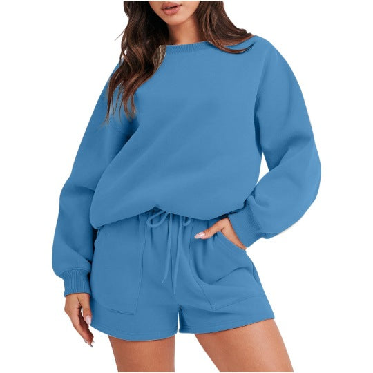 Solid color casual suit-D252
