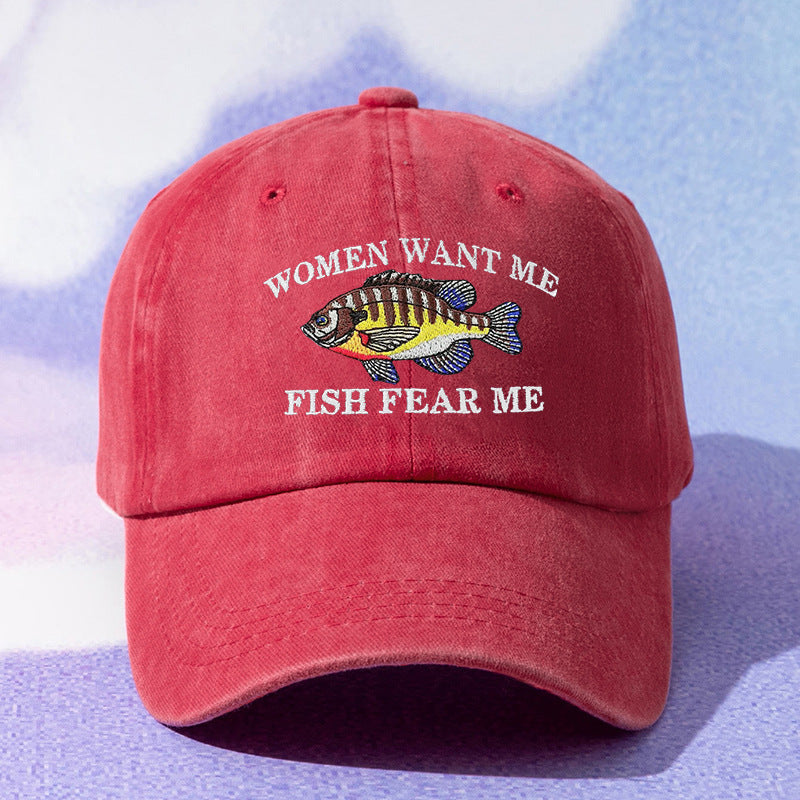 Versatile embroidered baseball cap-D293