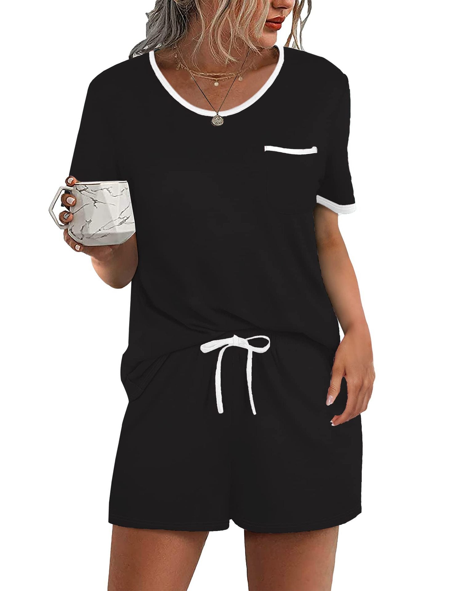 Two-piece casual suit-D269
