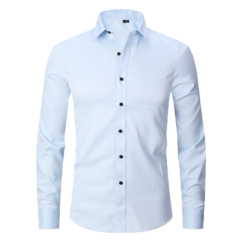 Slim fit simple shirt-D189