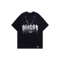 Letter print Tee-D212