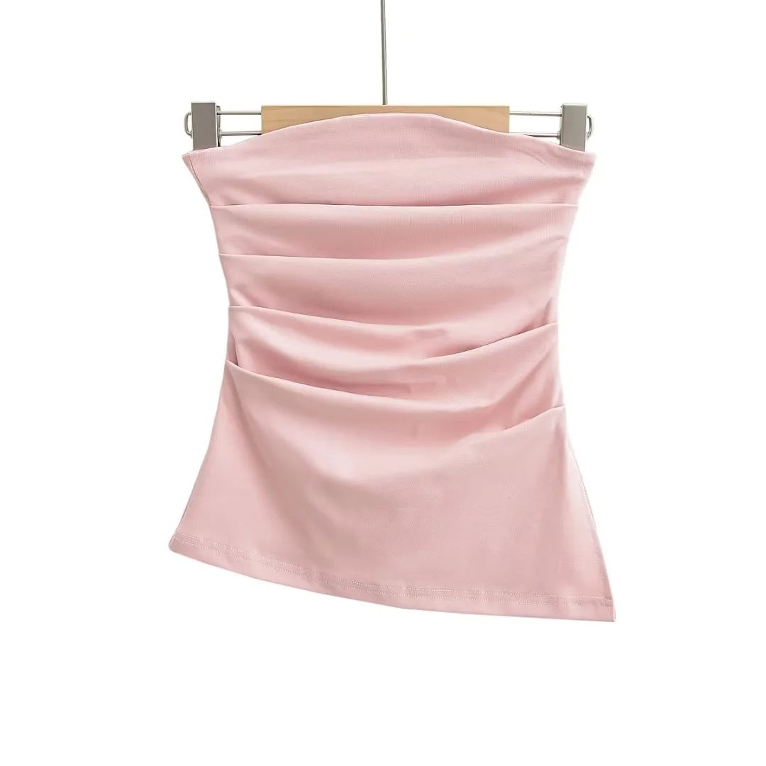 Sexy one-shoulder top-D747