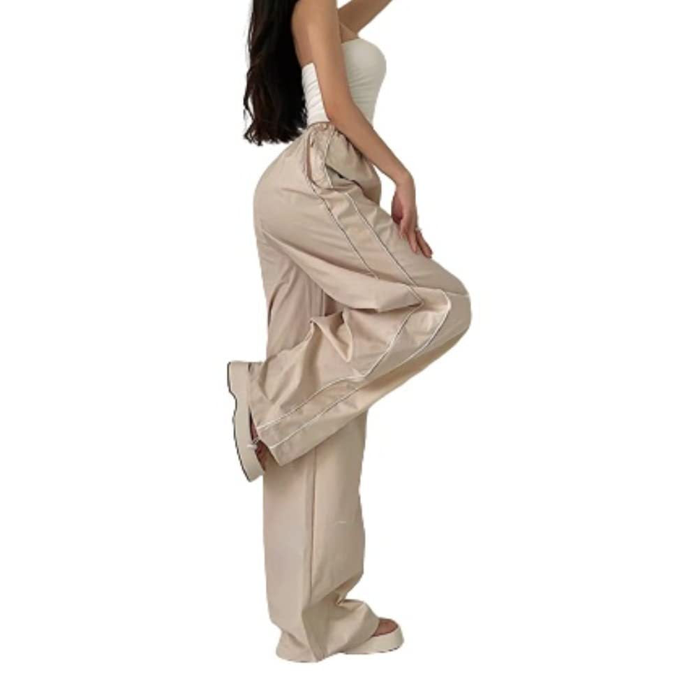 Oversize striped slacks-D320