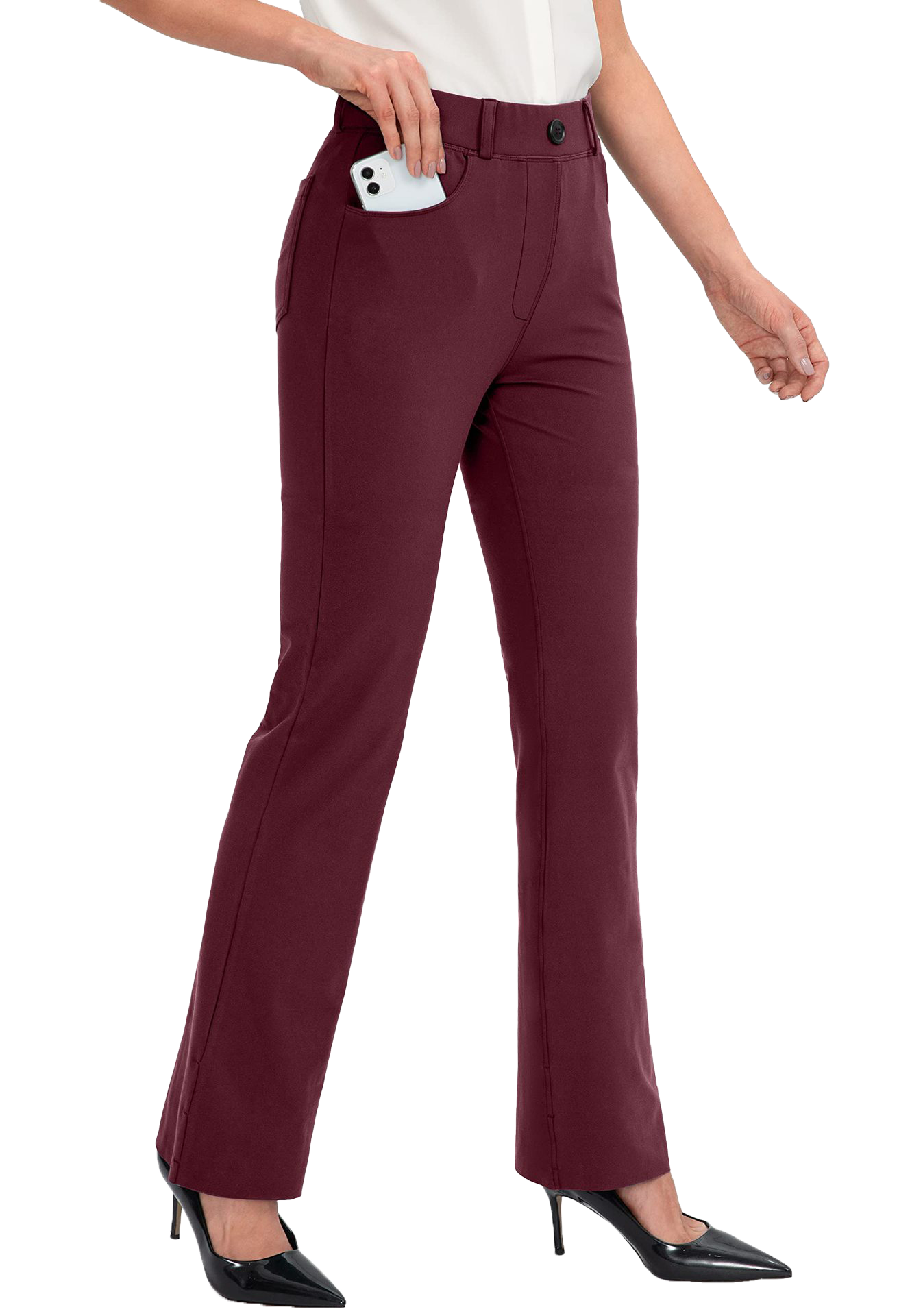 Business straight-leg pants-D175