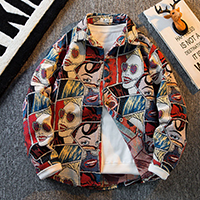 Retro shirt jacket-D460