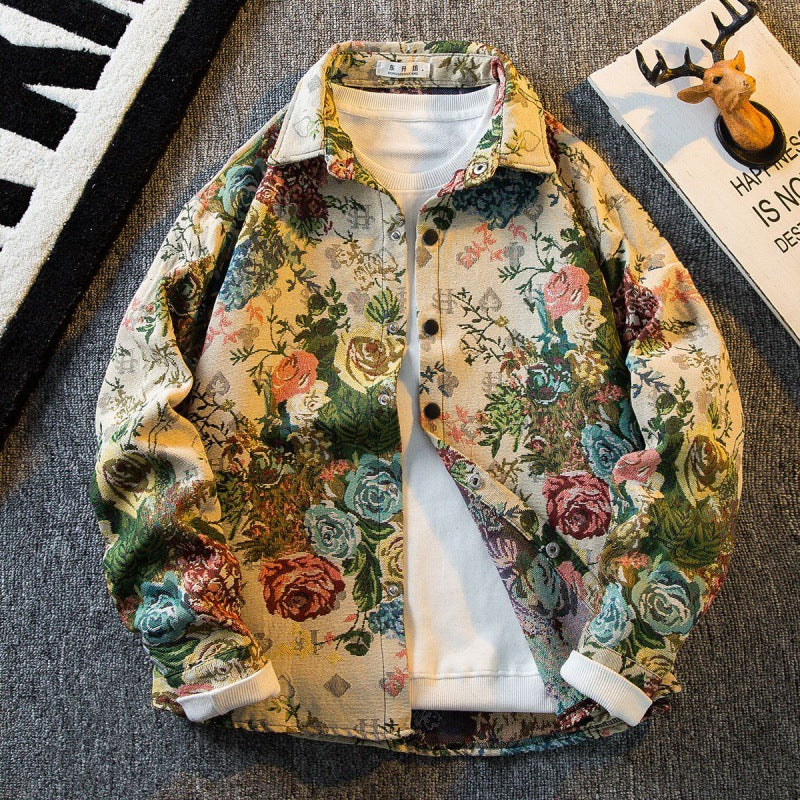 Retro shirt jacket-D460