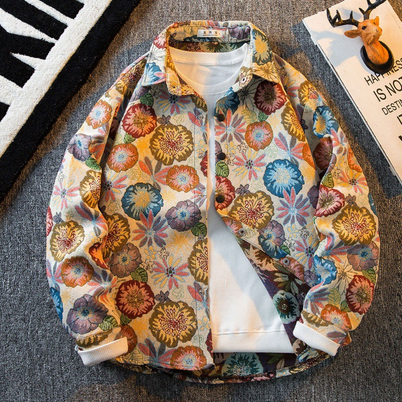 Retro shirt jacket-D460