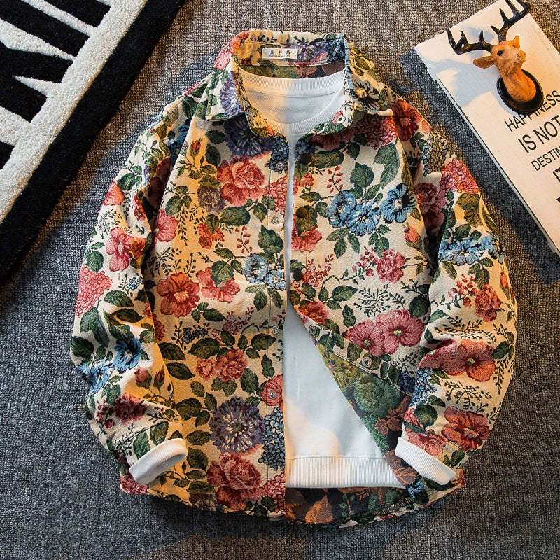 Retro shirt jacket-D460