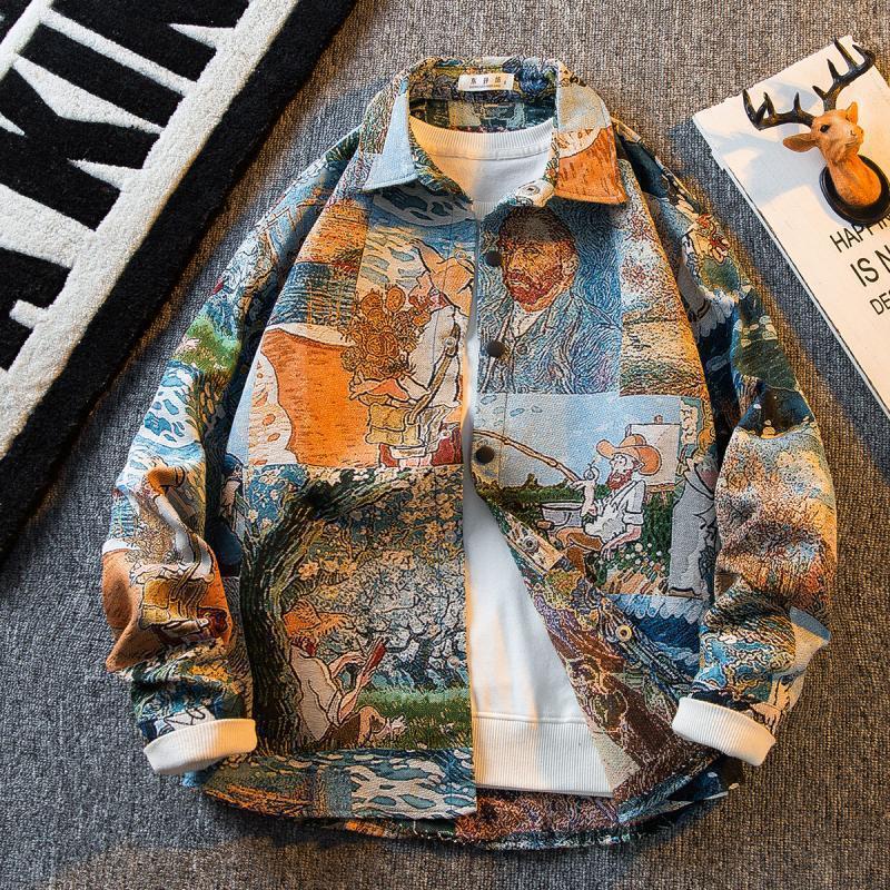 Retro shirt jacket-D460