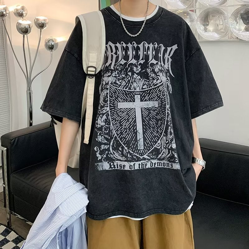 Vintage large print TEE-D299