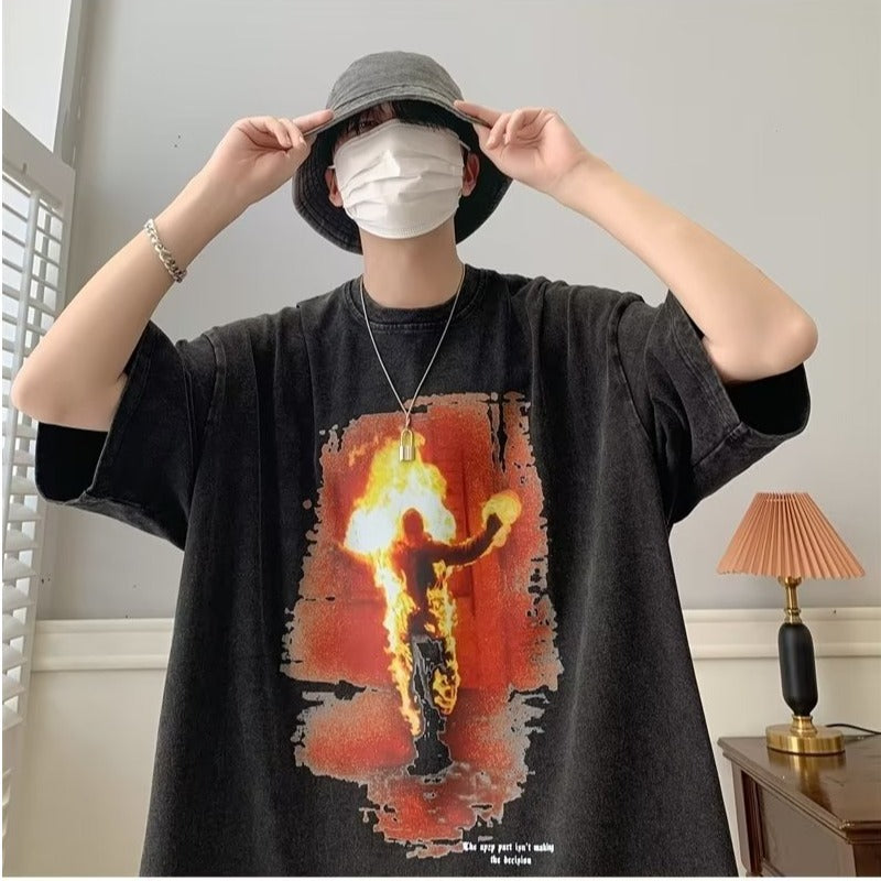 Vintage large print TEE-D299