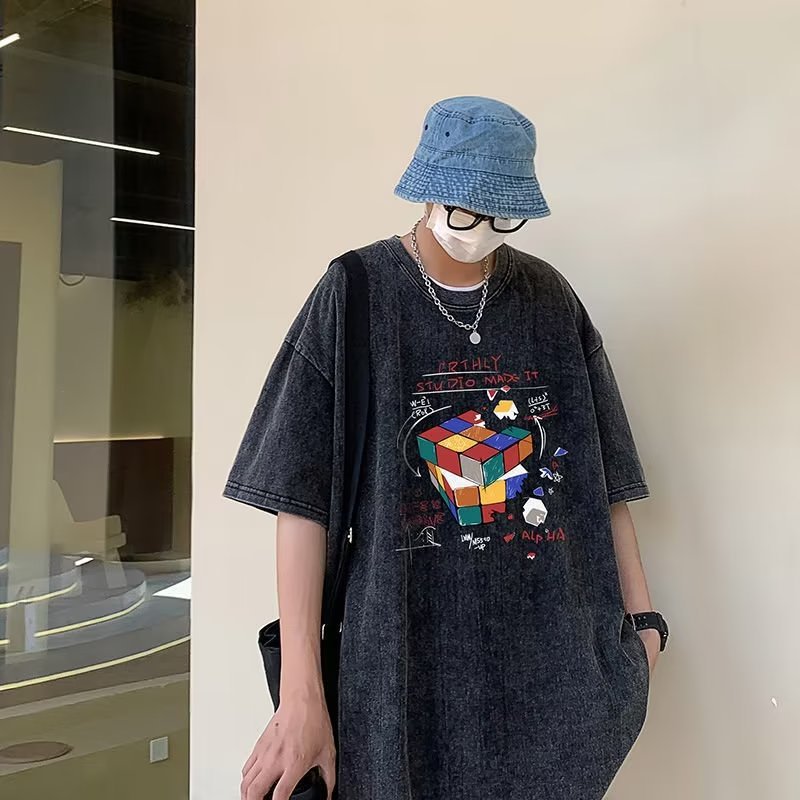 Vintage large print TEE-D299
