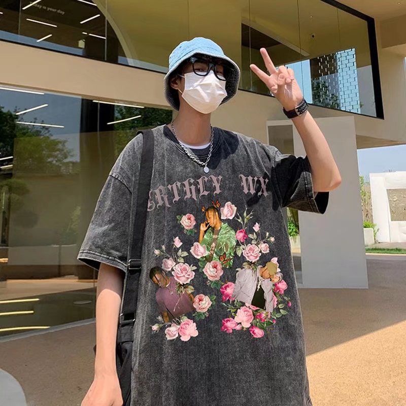 Vintage large print TEE-D299