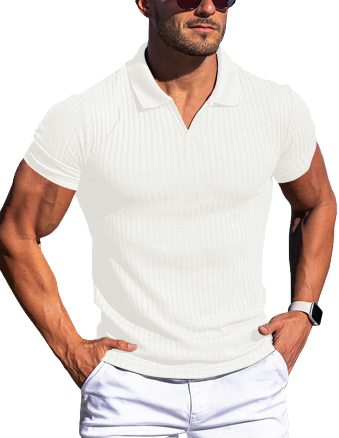 Business polo shirt fit-D196