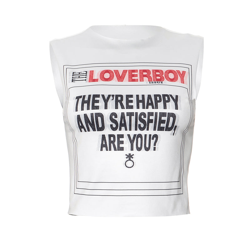 Lettering print top-D166