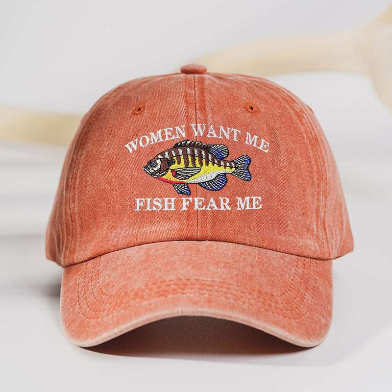 Versatile embroidered baseball cap-D293