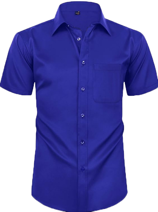 Busines solid color shirt-D188