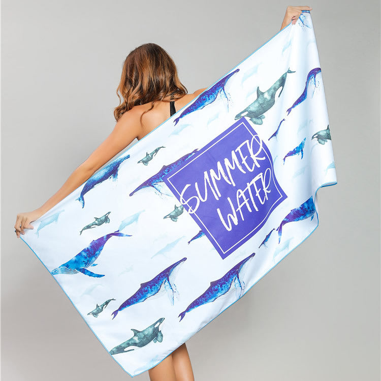 Printed Beach Towel -D247