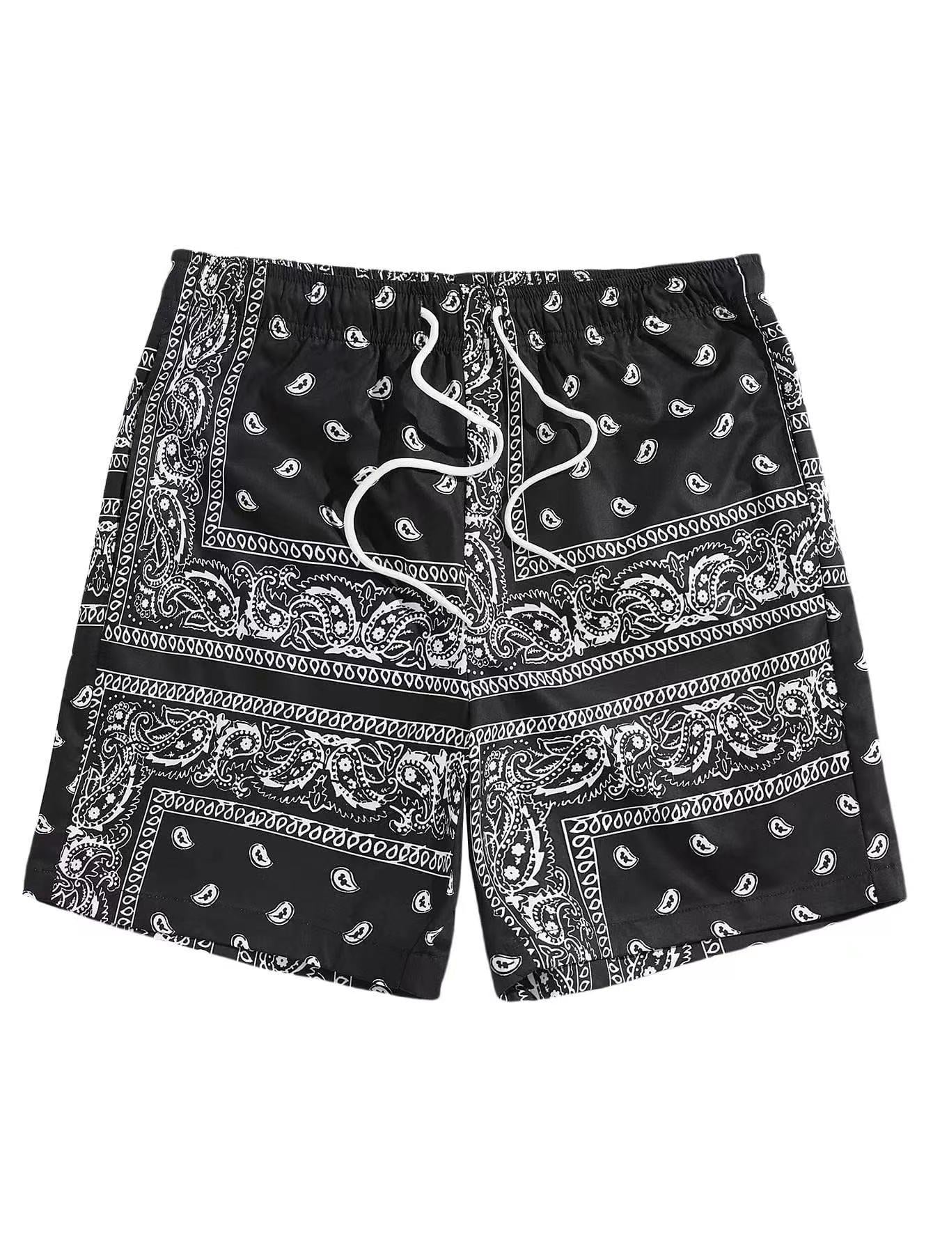 Multi-style drawstring shorts-D602