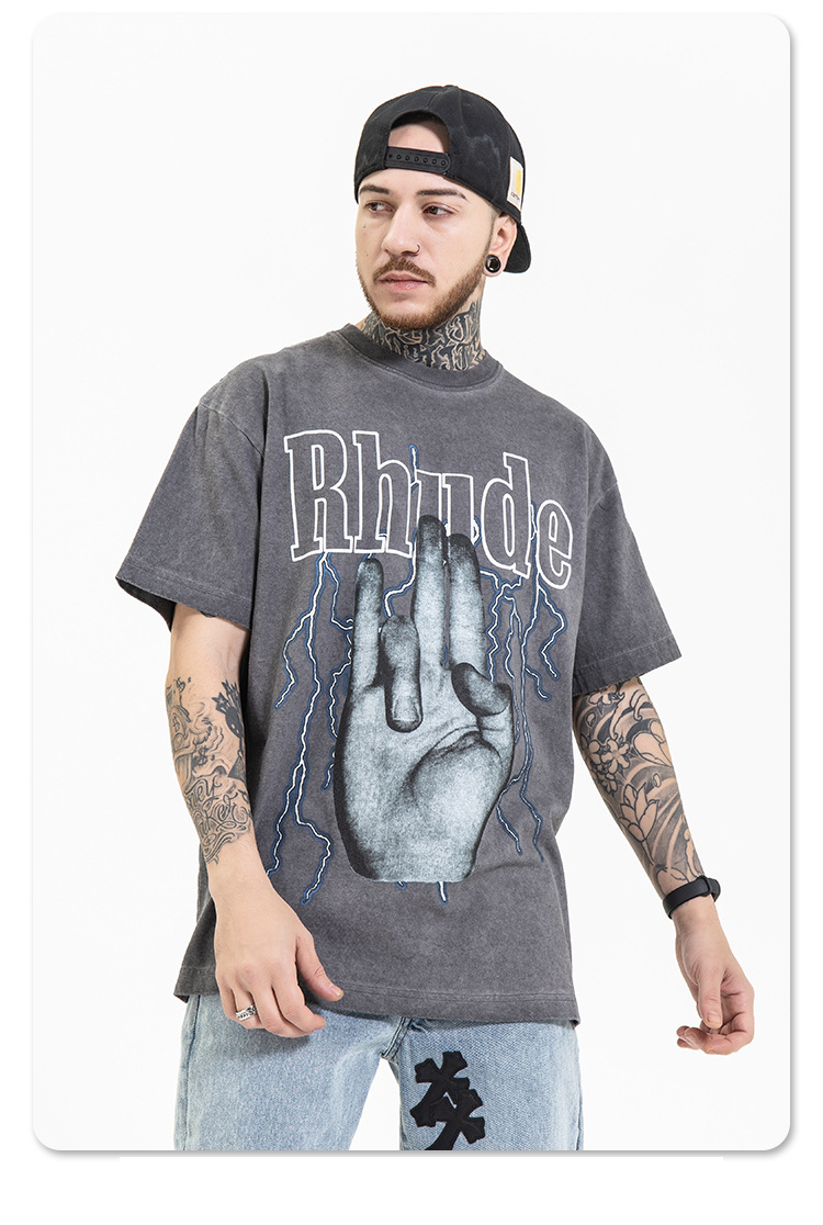 Thunder & Palm Tee-D397
