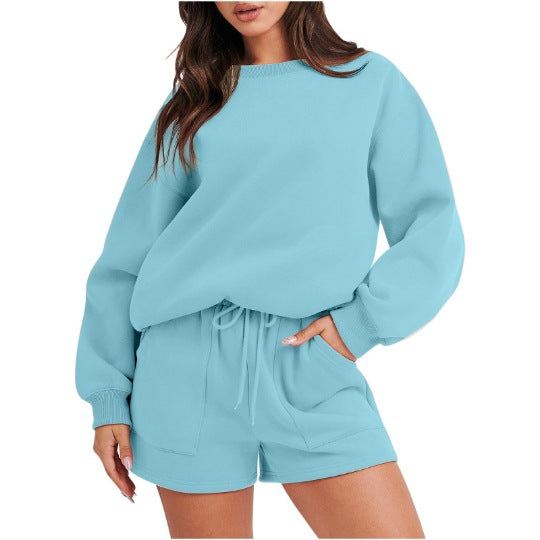 Solid color casual suit-D252