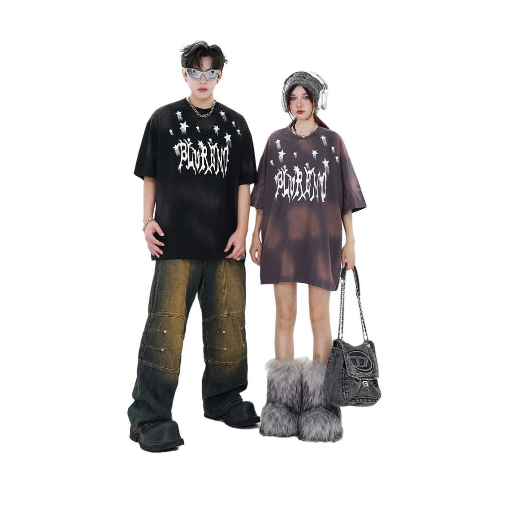 Star printed TEE-D11