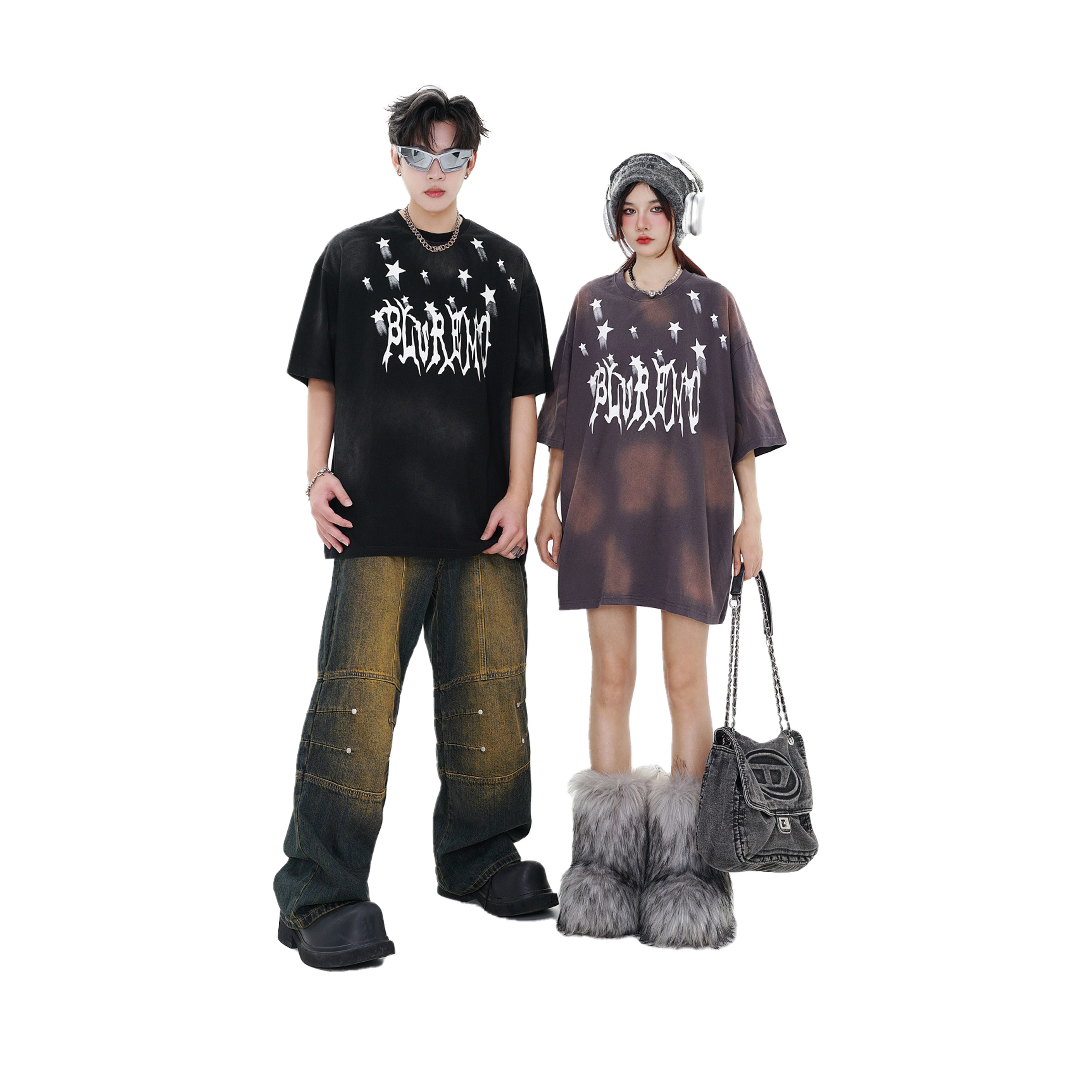 Star printed TEE-D11