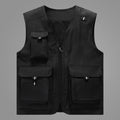 Workwear&outdoor multi-pocket vest-D670