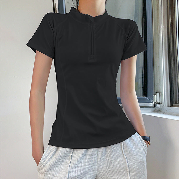 Sports quick-drying yoga top-D870