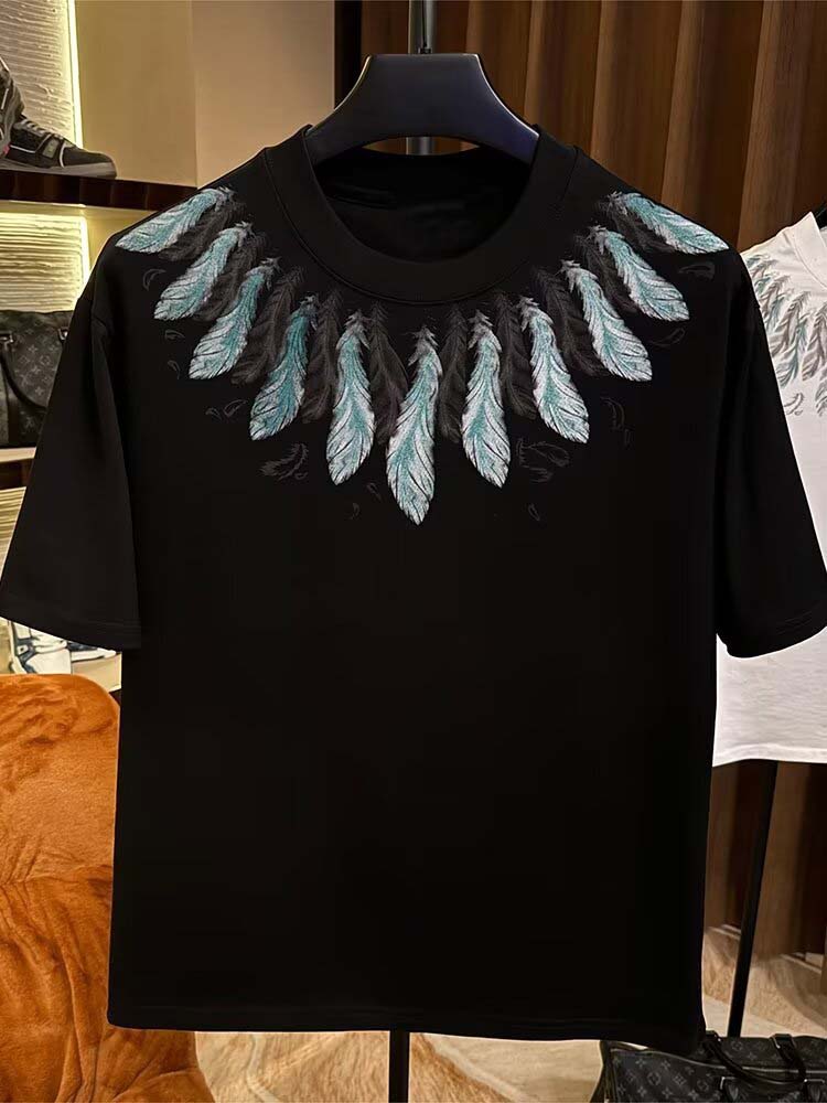 Full of collar feathers TEE-D715