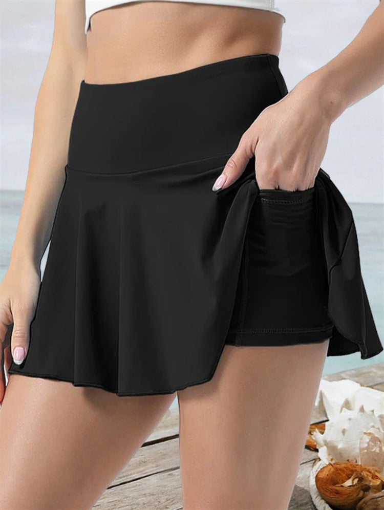 Tennis sports skirt-D865