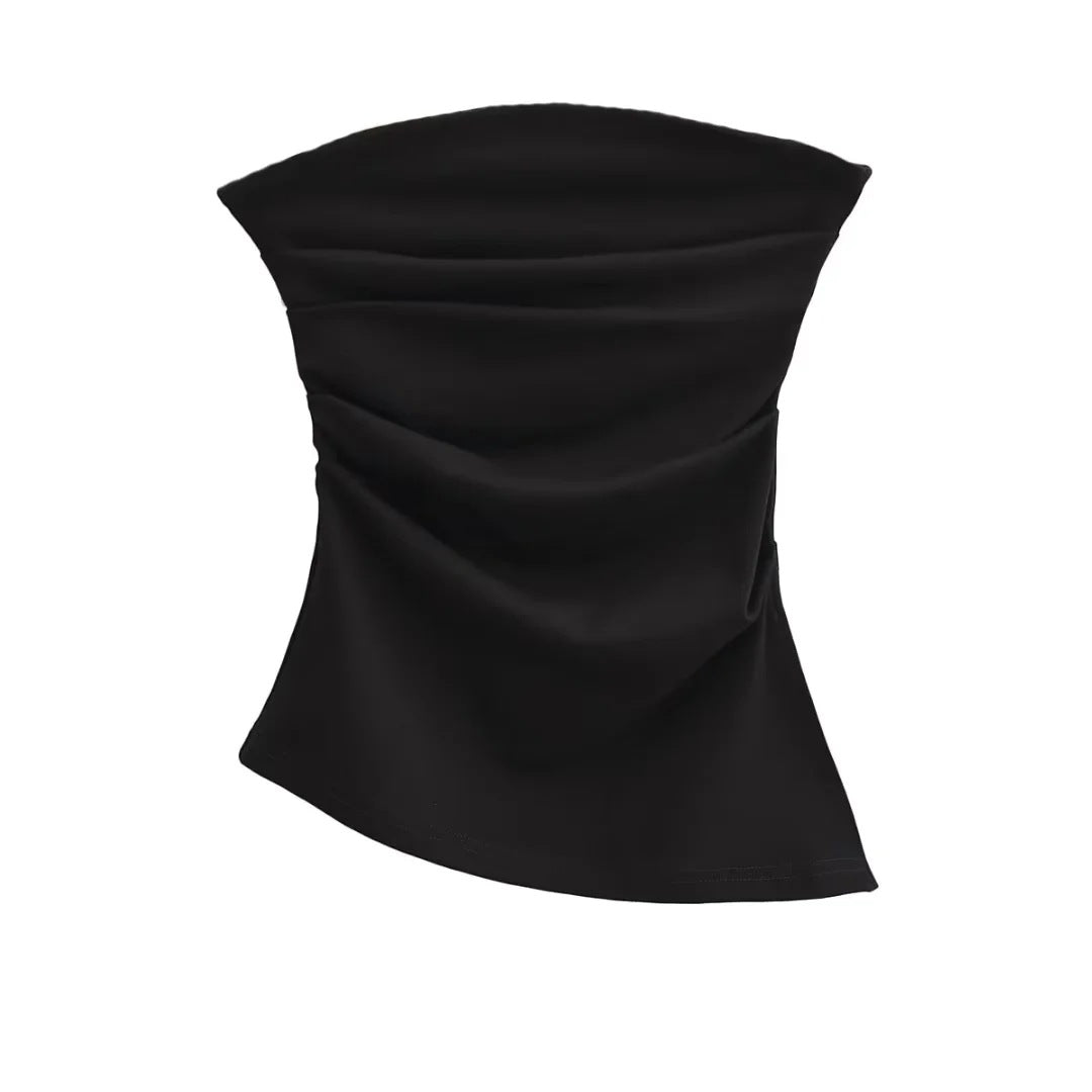 Sexy one-shoulder top-D747