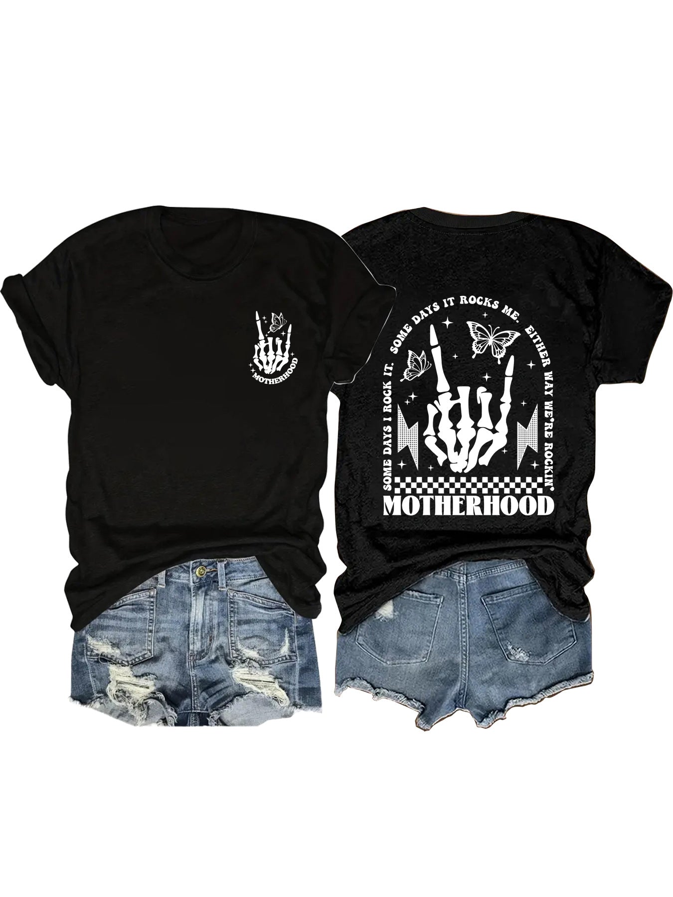 Finger print Tee-D622