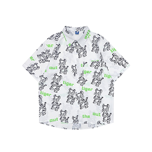 Vintage printed shirt-D457