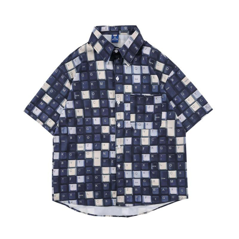 Vintage printed shirt-D457