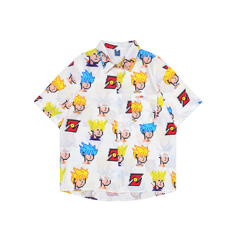 Vintage printed shirt-D457