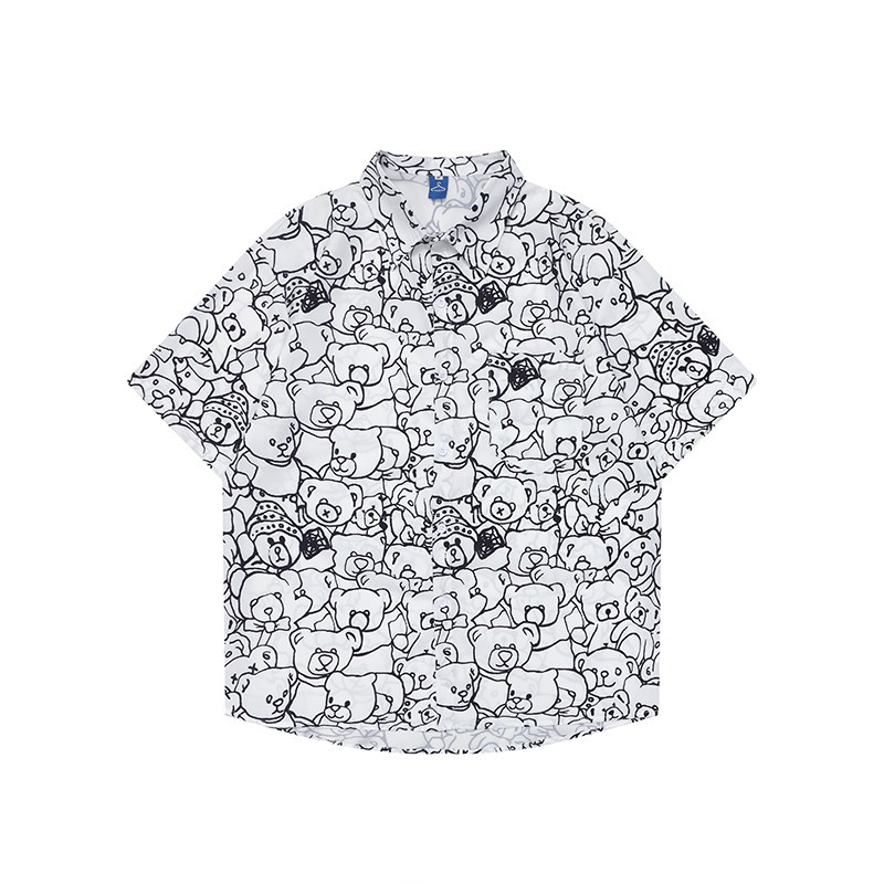 Vintage printed shirt-D458