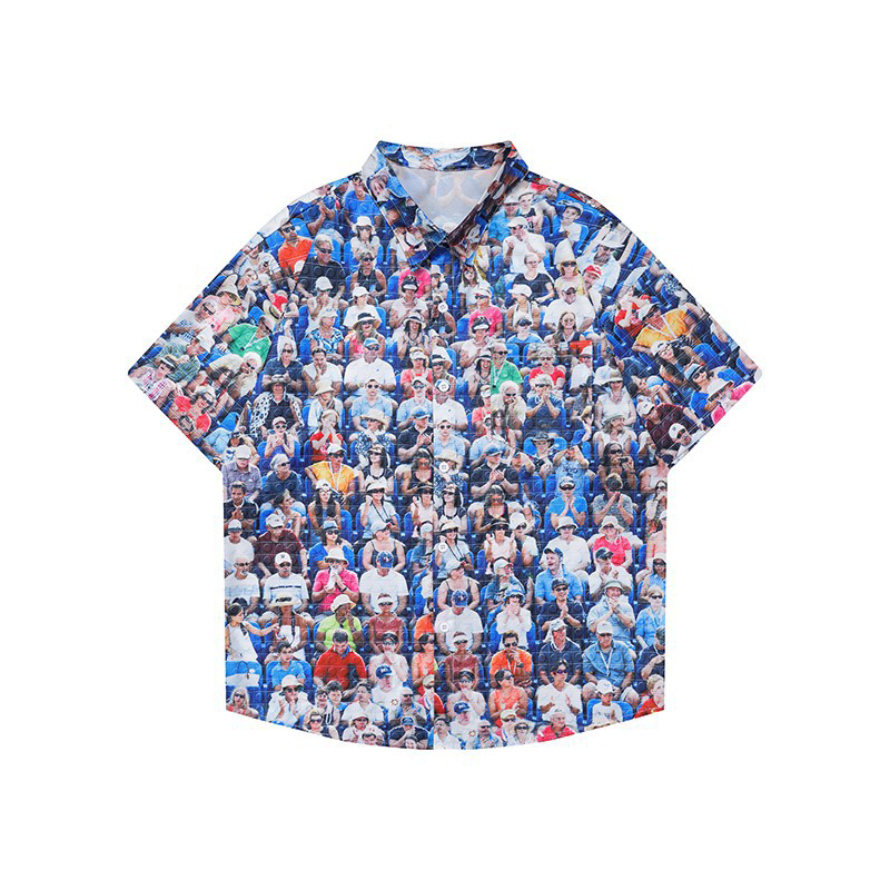 Vintage printed shirt-D458