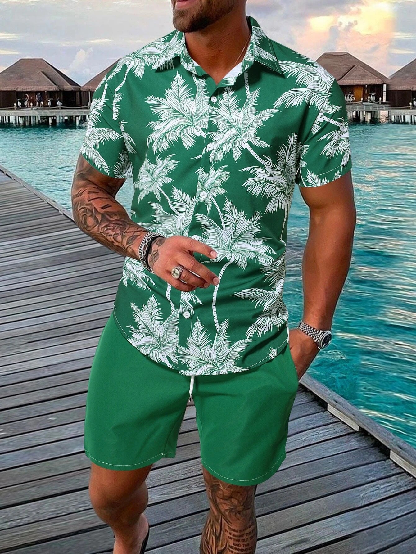 Lsland style suit-D665