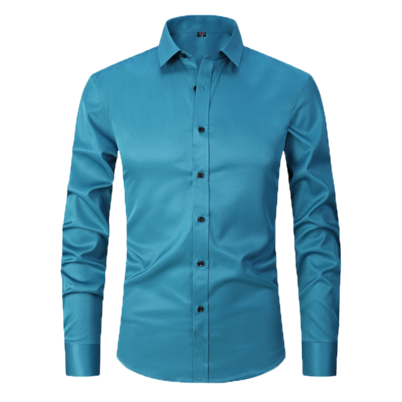 Slim fit simple shirt-D189
