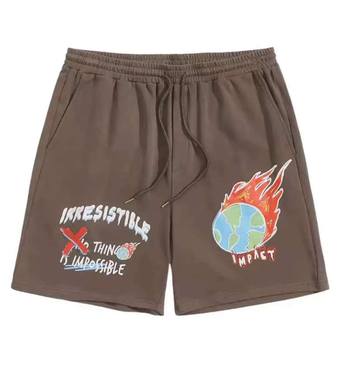 Multi-style drawstring shorts-D602