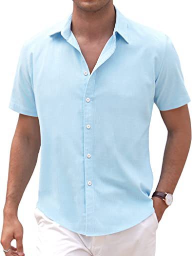 Solid color commuter shirt-D187