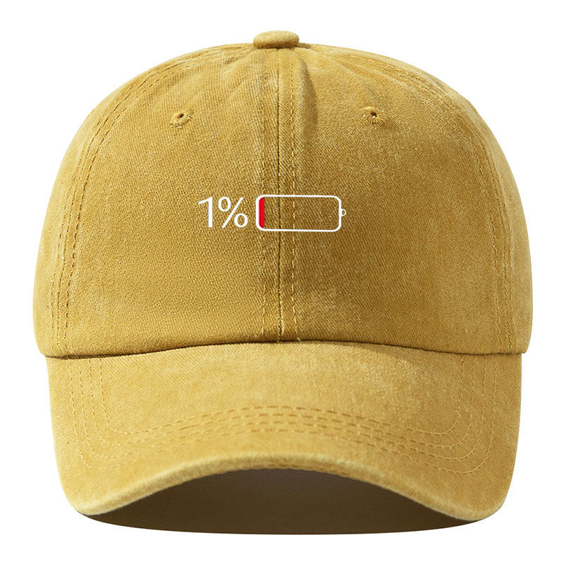 "Low Battery "Baseball Cap-D295
