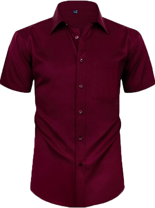 Busines solid color shirt-D188