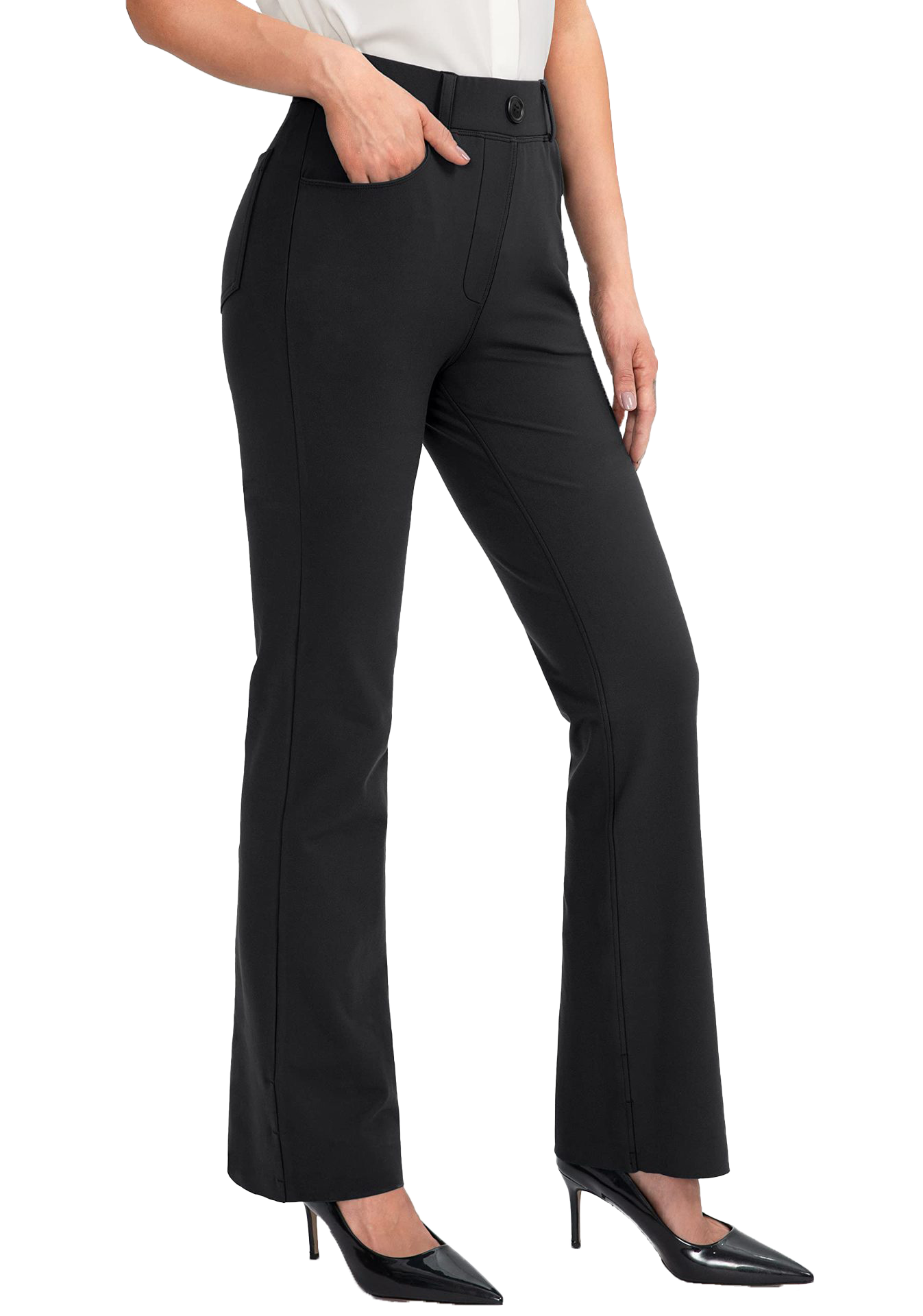 Business straight-leg pants-D175