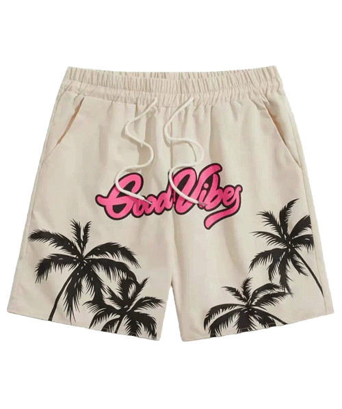 Multi-style drawstring shorts-D602