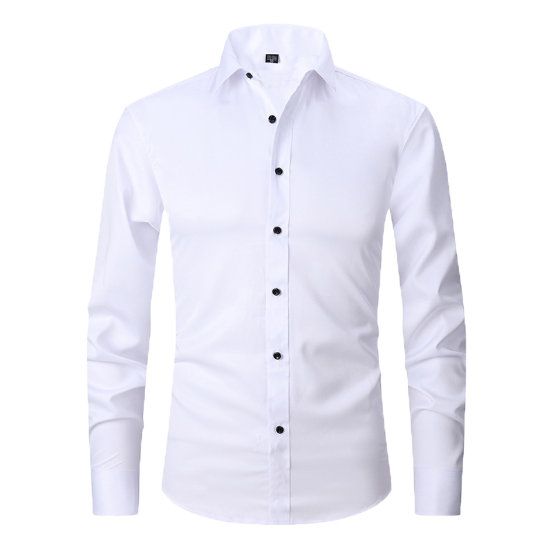 Slim fit simple shirt-D189