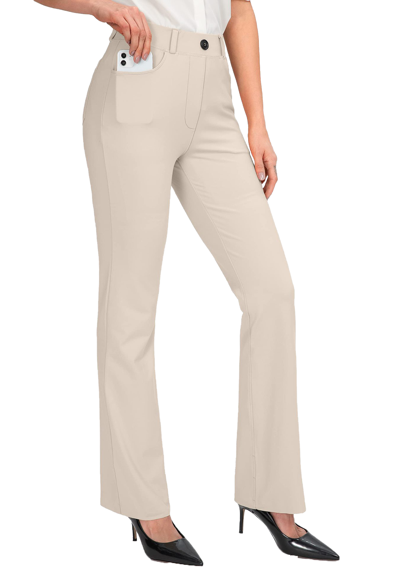 Business straight-leg pants-D175